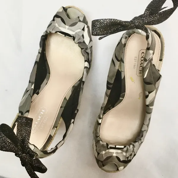 COACH Maritza wedge espadrille rope platform peeptoe sandal - Image 3
