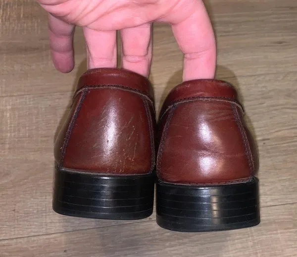 G.H. Bass &Co. Katherine 2 Wefjuns brown leather office loafers made in Brazil - Image 6
