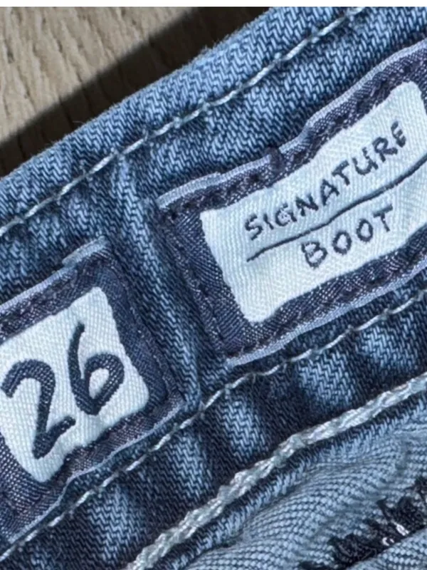 Miss me Signature Blue Denim Boot Cut Jeans with Embellished Back Pocket - Image 6