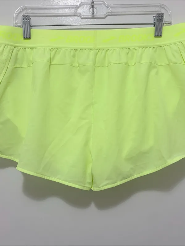 Brooks‎ Breakaway 2.5" Short Neo Yellow XL New - Image 4