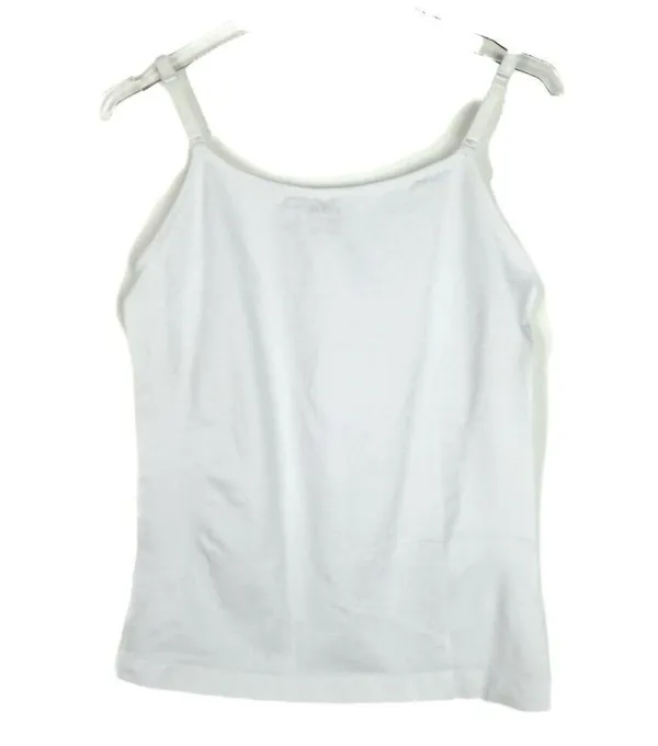 NWT Shapermint Empetua Scoop Neck Cami Top White Size Large L NEW - Image 6