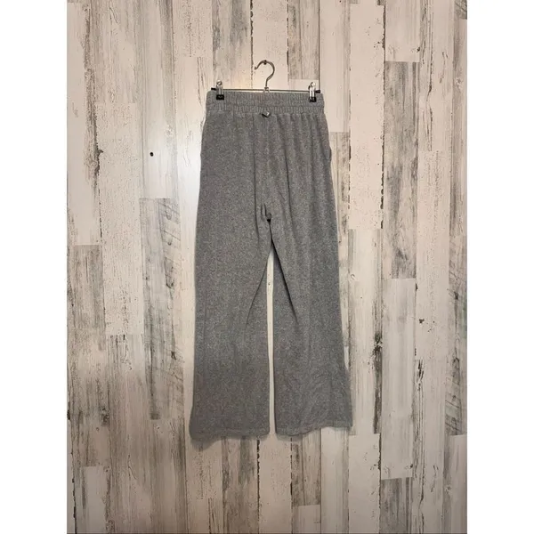 JoyLab Target Heather Grey Wide Leg Side Split Drawstring Sweatpants Women's XS - Image 4