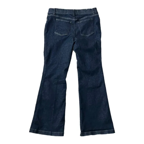 Spanx Flare Jeans Cotton Blend Dark Wash High Rise Tummy Control Size XL - Image 4