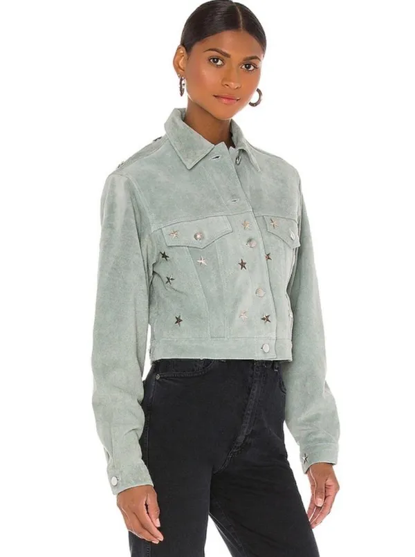 Understated Leather Lucky Stars Jacket in XSmall - Image 2