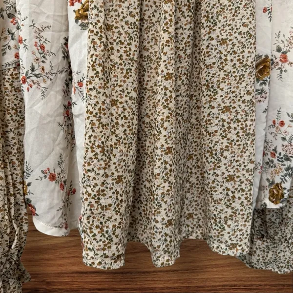 She + Sky Patchwork Button-Up Floral Blouse - Image 9