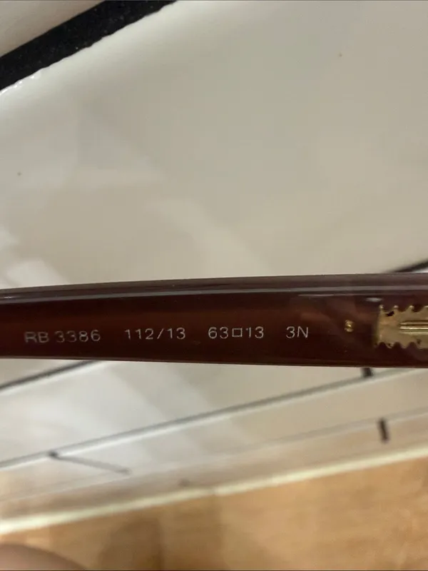 Ray-Ban Gold Frame Brown Lens Pilot Sunglasses - Image 3