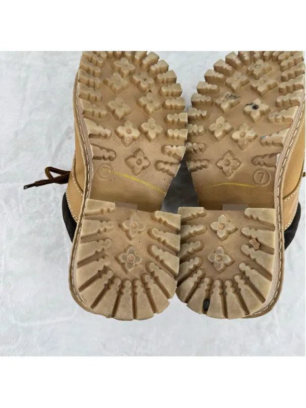 Y2K Work Boot Clogs Mules Chunky Lug Sole Platform 90s Hiker Vintage High Heel 7 - Image 9