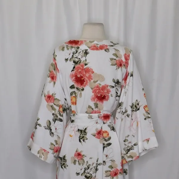 YUMI KIM Dream Lover Floral Robe True‎ Love Bridal Bridesmaid Summer Small - Image 10