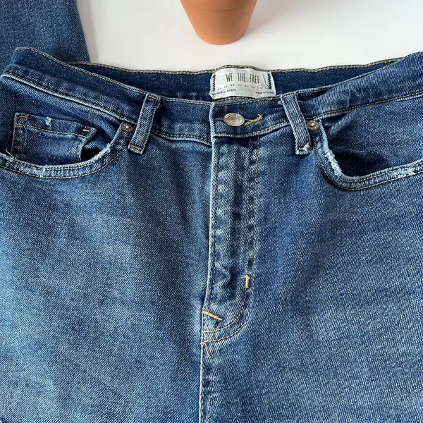 We the Free People Skinny Womens jeans Sz 30 Distressed Y2K Grunge Indie Sleaze - Image 15