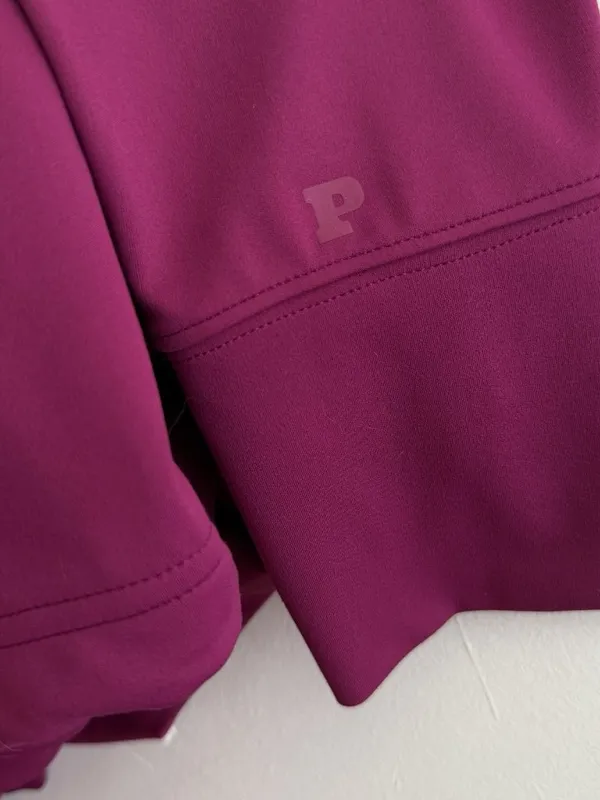 Victoria Secret PINK Half-Zip Sweatshirt LARGE Top Purple L NWOT - Image 7