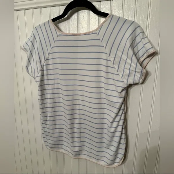 Lake Pajama Pima Cotton top White - Image 3
