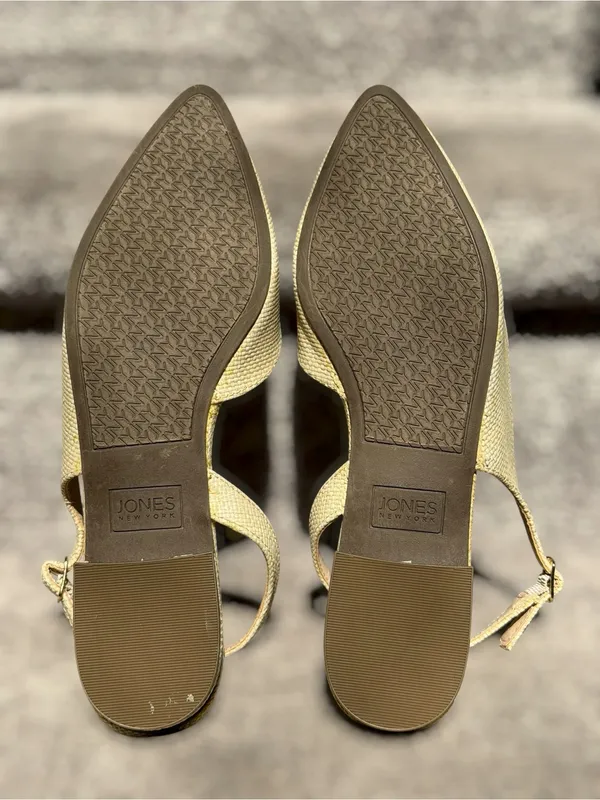 Jones New York Slingback Flats Pointed Toe Bow Balletcore Coquette Feminine - Image 11