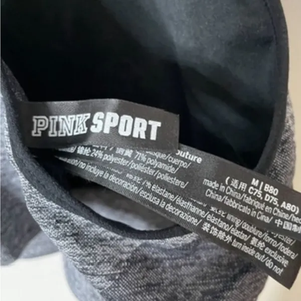 PINK Victoria’s Secret Seamless Racerback Sport Bra Activewear Athleisure Medium - Image 6