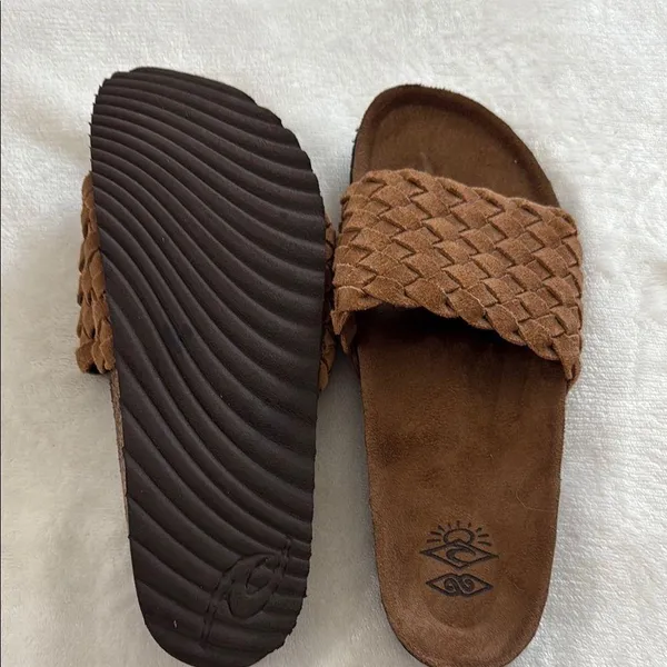 Rip Curl Marbella Woven suede Slides - Image 3