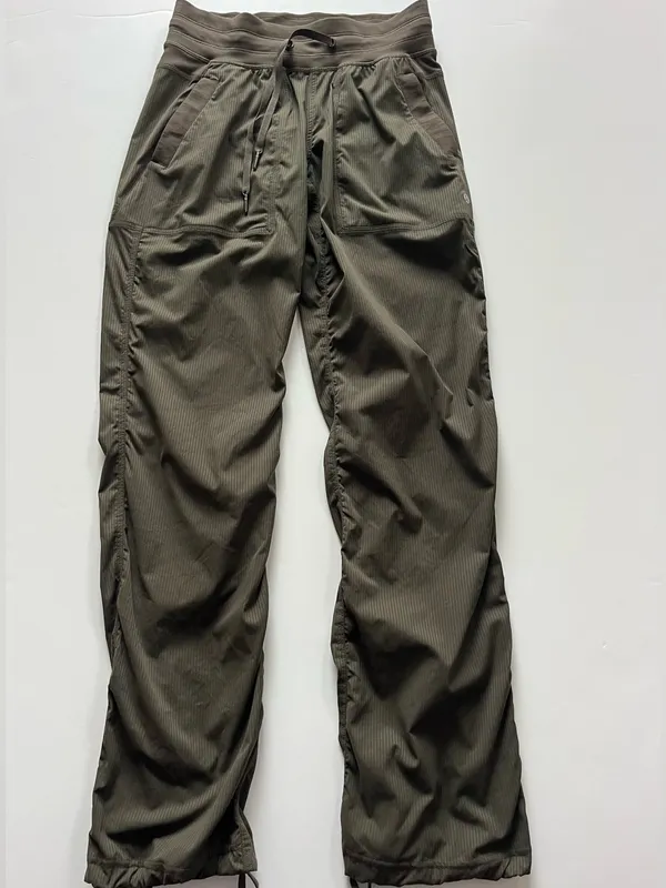 lululemon athletica Dance Studio Pant III Unlined Dark Olive -Size 4 - Image 3