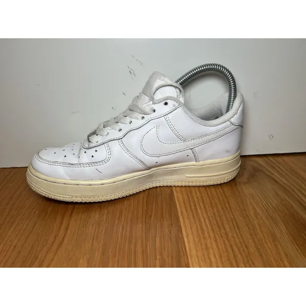 Nike Air Force 1 Low Shoes Womens Size 6.5 White 315115-112 Classic Leather - Image 4