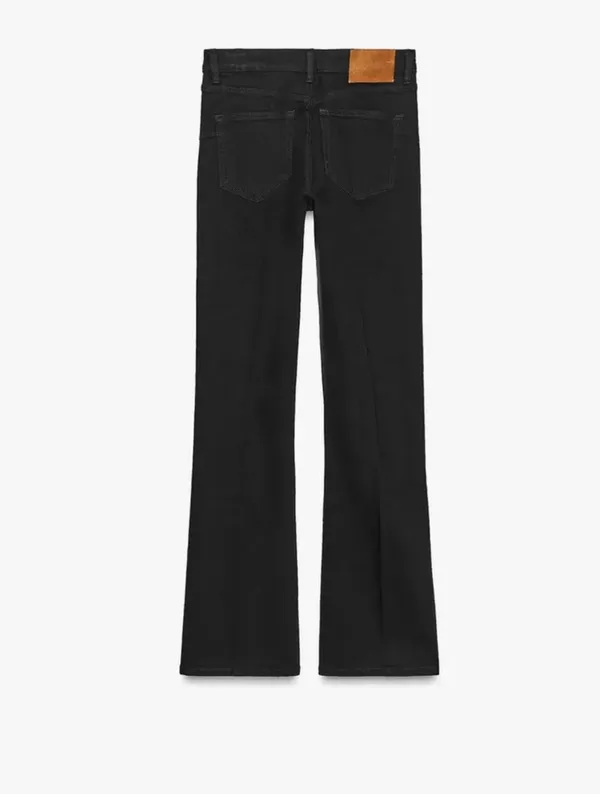Zara Black Bootcut Leg - Slim Fit - Mid Rise Jeans - Image 2