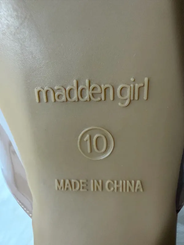 Madden Girl Dion Nude Patent Platform Heels - Size 10 - Image 16