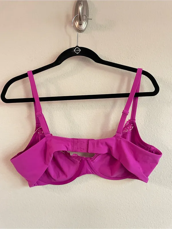 SKIMS Fits Everybody Lace Underwire Bra in Lollipop Size 40C NEW - Image 4