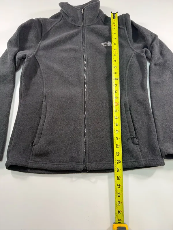 The North Face Dark Gray Teddy Jacket - Image 3