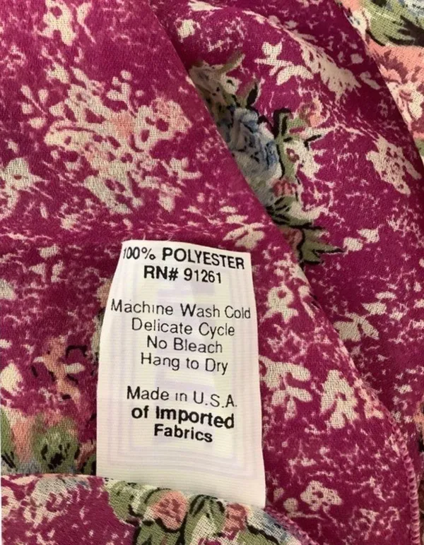 Zuliana floral long sarong/dress Made in USA NWT - Image 4