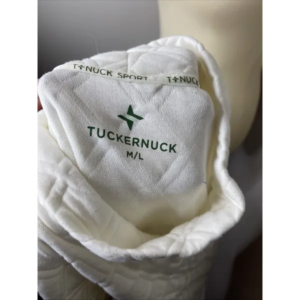 Tuckernuck Quilted Ally Swing White Sweatshirt Size M/L - Image 9