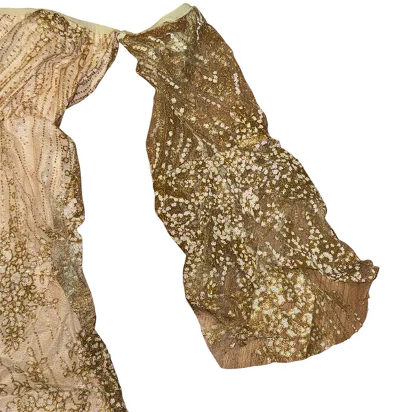 Gold glitter romper Size L - Image 3