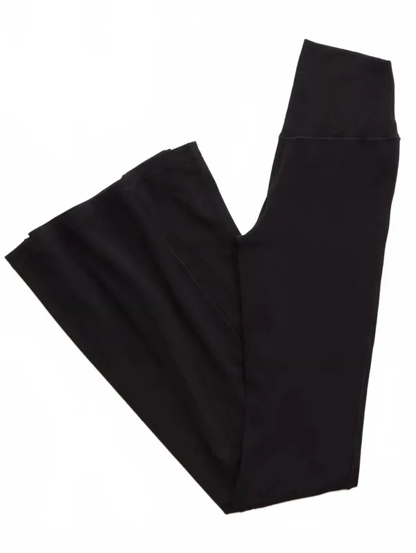 American Eagle Short OFFLINE By Aerie Real Me High Waisted Crossover Rib Super Flare Legging - Image 3