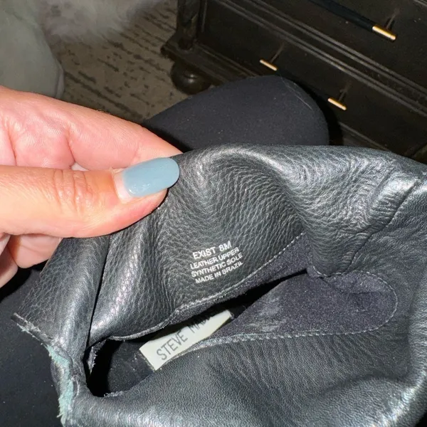 Steve Madden‎ Leather Booties, 8 - Image 4