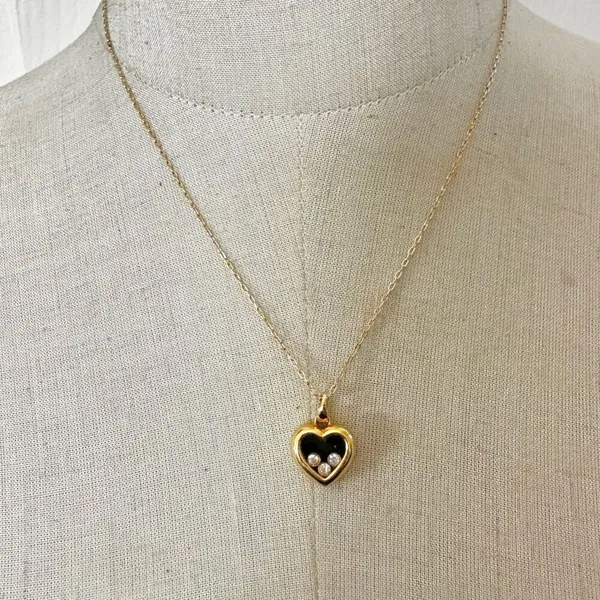 Vintage 1994 Avon Jewelesque Heart Pendant necklace - Image 2