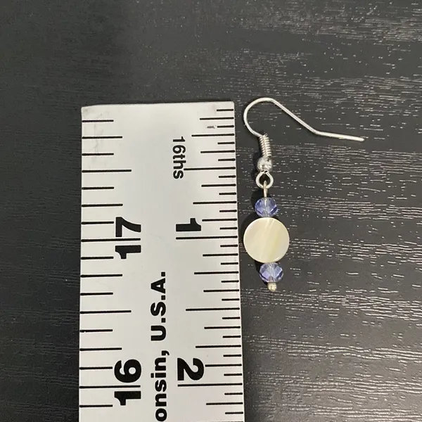 Lot of 4 Dangle Earrings Silver - Image 7