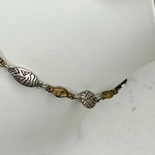 Vintage Chico's Mixed Metal Station Necklace ✨ - Image 8