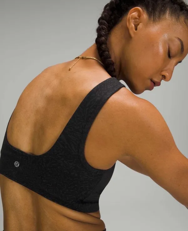 Lululemon Everlux Cut-Out Train Bra *Medium Support, B/C Cups Crunch Black 6 - Image 8