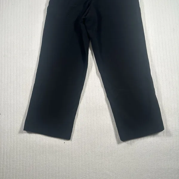 Calvin Klein Women's Size 8 Regular Black Wide-Leg Trousers Dress Pants - Image 9