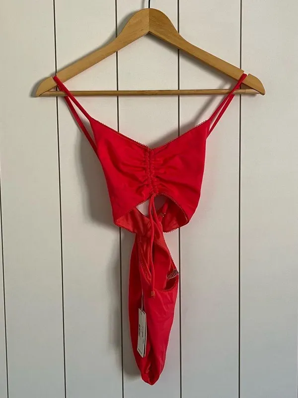 Agua Bendita Diany Tout One Piece Swimsuit Pink - Image 5