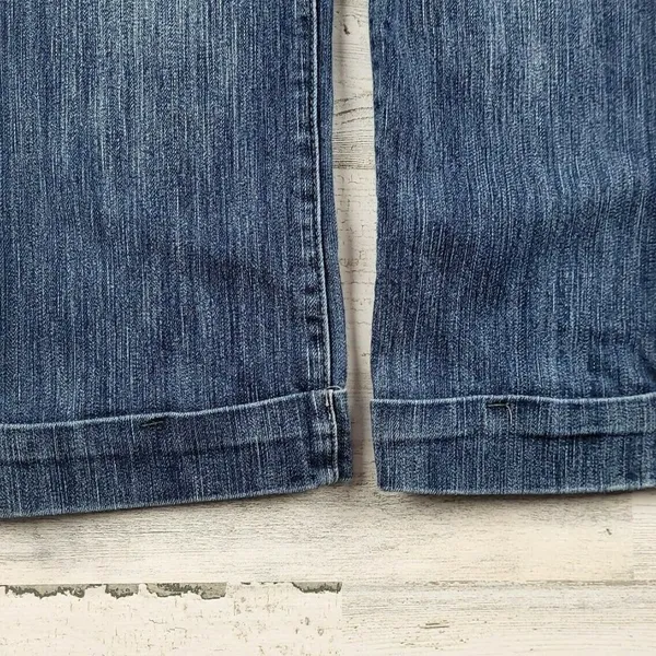7 For All Mankind A Pocket Rhinestone Cropped Bootcut Jeans Women’s 29 Altered - Image 5
