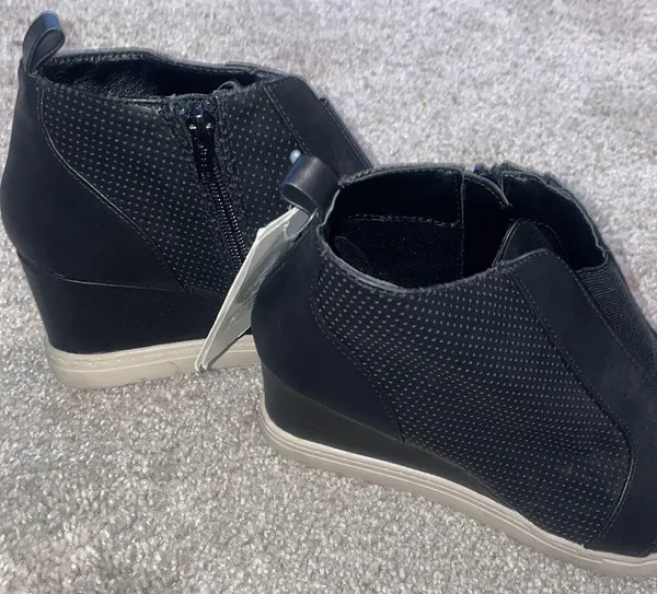 A New Day wedge black faux leather bootie - Image 5