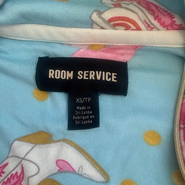 Room Service Pajama Set Blue Size XS - Image 2