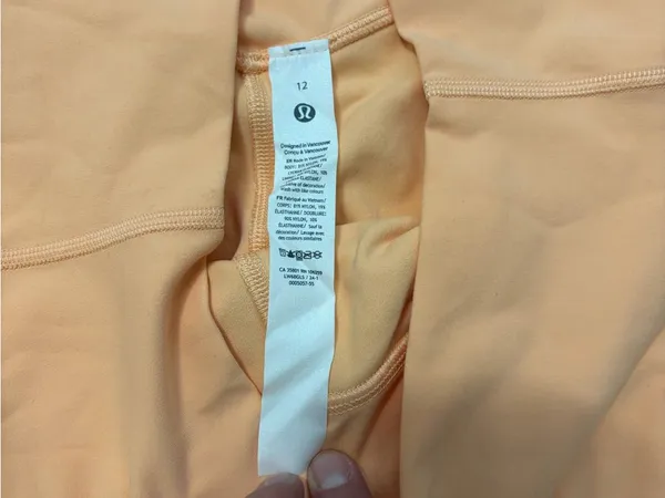Lululemon Align Crop HR 23"- Size 12 Contour Beige Nude Tan Yoga Pant - Image 4