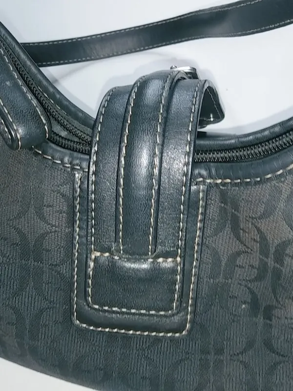 Fossil Black Logo Shoulder Handbag - Image 8