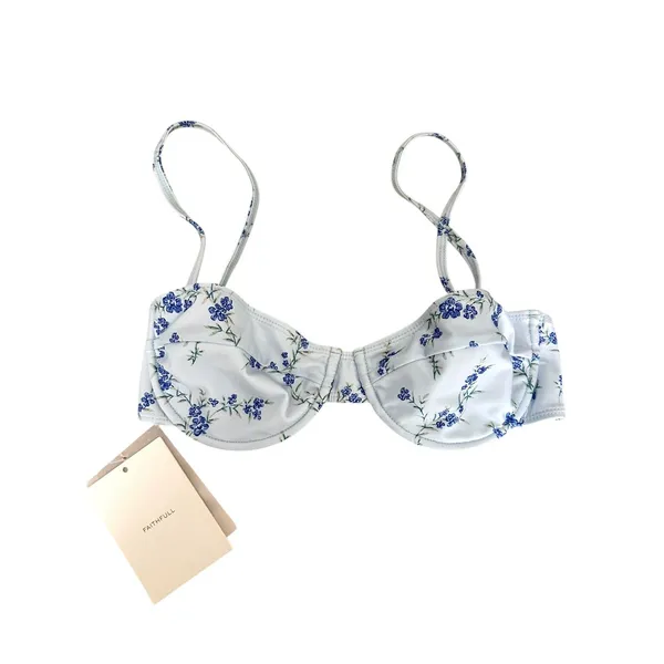 FAITHFULL‎ THE BRAND X REVOLVE Farrah Floral Bikini Top Medium NEW NWT - Image 2