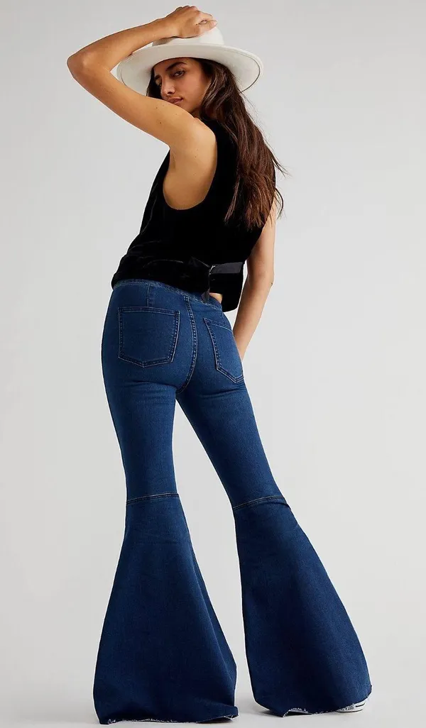 Free People Just Float On Flare Jeans - Image 2
