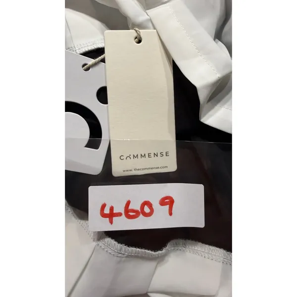 Commense Black White Pleated Hem Colorblock Mini Dress OA240308056 NWT Size L - Image 6