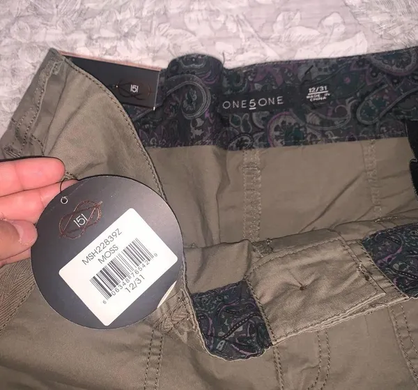 Marshalls Army Green Mom Cargo Shorts - Image 3