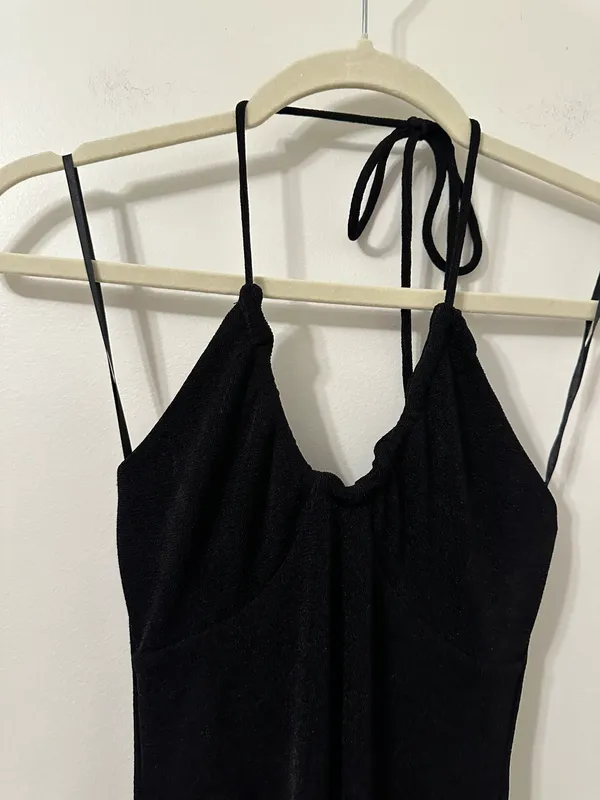 Princess Polly Pazia Halter Mini Dress Black - Image 10