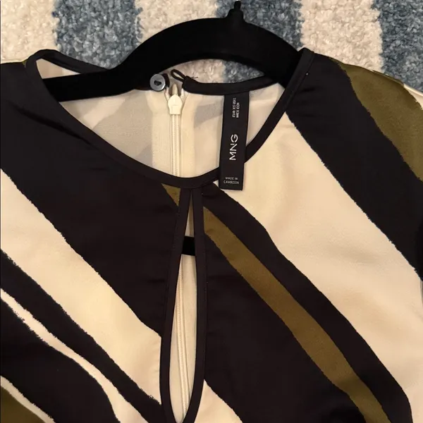 Mango Striped Mini Dress - Image 2