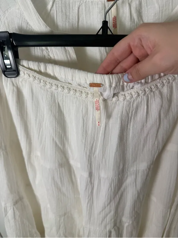 Free People Bright Side Midi Skirt Set in Tofu S/M - Image 12