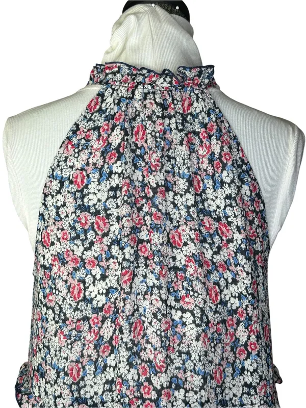 Dear John Whitley dress maxi floral size XS ruffle tiered sleeveless - Image 4