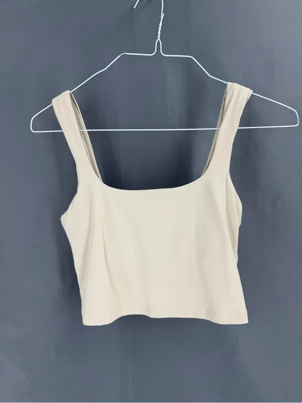 Athleta Athletic Transcend Square Neck Crop Sports Bra - Image 2