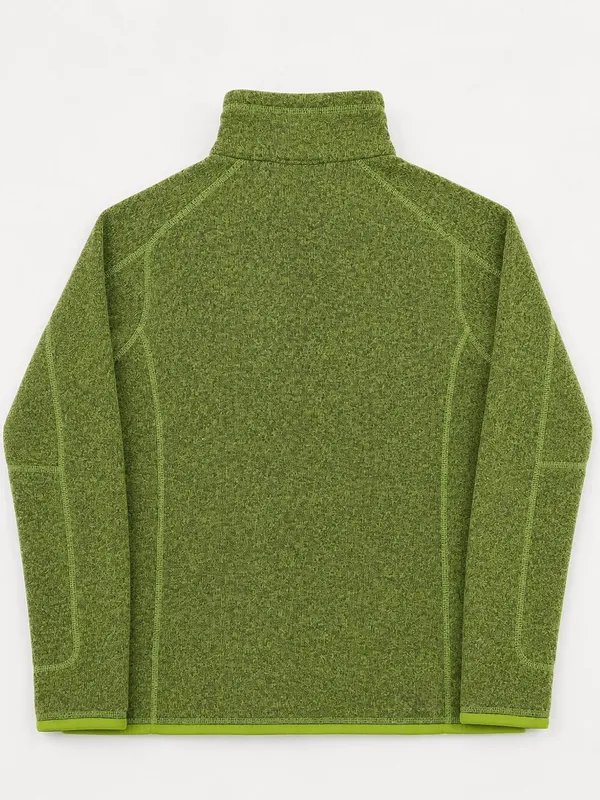 Patagonia Better Sweater Quarter‎ Zip Fleece Pullover Sage Green Womens XL Hike - Image 2